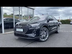 Noir mythic métallisé Utilisé 2024 Audi Q4 Sportback e-tron S-Line SUV | 54 999 €