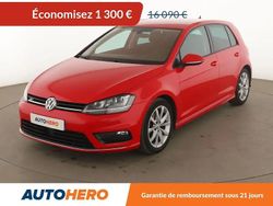 Rouge Utilisé 2016 VW Golf VII Berline | 14 790 € (Prix juste)