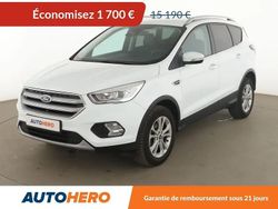 Blanc Occasion 2017 Ford Kuga Titanium SUV | 13 490 € (Prix juste)