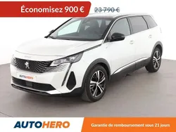 Blanc Utilisé 2020 Peugeot 5008 GT Monospace | 22 290 € (Prix assez cher)