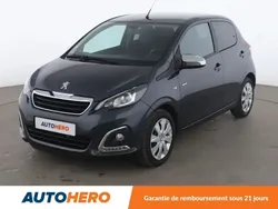 Gris Utilisé 2020 Peugeot 108 Style Citadine | 9 390 € (Prix juste)