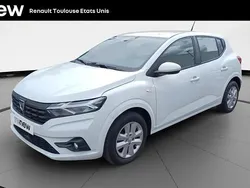 Blanc Utilisé 2022 Dacia Sandero Comfort Citadine | 13 690 € (Prix juste)