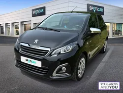 Noir Utilisé 2021 Peugeot 108 Style Citadine | 10 490 € (Prix juste)
