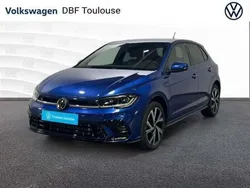 Bleu Utilisé 2024 VW Polo R-line Berline | 25 288 € (Prix juste)