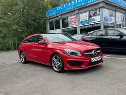 Rouge Utilisé 2016 Mercedes CLA200 Shooting Brake AMG line Break | 18 900 € (Prix assez cher)