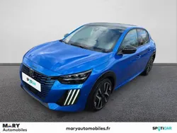 Bleu Nouvelle 2025 Peugeot 208 GT Citadine | 25 990 € (Prix assez cher)
