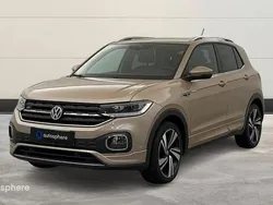 Beige Utilisé 2020 VW T-Cross R-line SUV | 20 999 € (Prix juste)