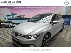 Reflet d'argent métallisée Utilisé 2023 VW Golf VIII Style Berline | 31 490 € (Prix assez cher)