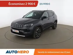 Gris Utilisé 2022 Jeep Compass Limited SUV | 19 090 € (Prix juste)