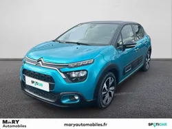 Bleu Utilisé 2022 Citroën C3 PureTech Citadine | 12 990 € (Prix assez cher)