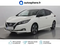 Blanc lunaire+toit+rétros noir Utilisé 2022 Nissan Leaf Tekna Citadine | 15 999 € (Prix juste)