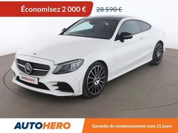 Blanc Utilisé 2018 Mercedes C220 AMG line Coupé | 26 590 € (Prix juste)