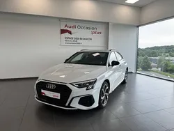 Blanc glacier métallisé Utilisé 2024 Audi A3 Sportback e-tron S-Line Berline | 39 770 € (Prix assez cher)