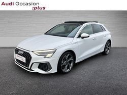 Blanc glacier métallisé Occasion 2023 Audi A3 Sportback e-tron S-Line Citadine | 25 990 € (Bon prix)