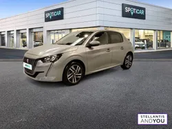 Gris Utilisé 2021 Peugeot 208 Allure Citadine | 12 590 € (Prix juste)