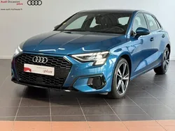 Bleu atoll métallisé Utilisé 2021 Audi A3 Design | 28 497 € (Prix cher)