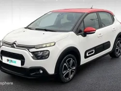 Blanc banquise (o) Utilisé 2021 Citroën C3 PureTech Citadine | 9 867 € (Bon prix)
