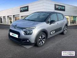 Gris Utilisé 2021 Citroën C3 PureTech Citadine | 11 690 € (Bon prix)