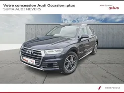 Bleu lunaire métallisé Utilisé 2018 Audi Q5 Design SUV | 38 990 € (Prix juste)