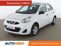 Blanc Utilisé 2015 Nissan Micra Acenta Citadine | 6 890 € (Prix juste)