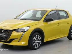 Jaune Utilisé 2021 Peugeot e-208 Active Citadine | 14 499 € (Bon prix)
