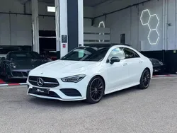 Blanc Utilisé 2021 Mercedes CLA200 AMG line Coupé | 35 990 € (Prix assez cher)