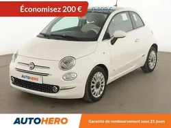 Blanc Utilisé 2018 Fiat 500 Lounge Citadine | 9 290 € (Super prix)