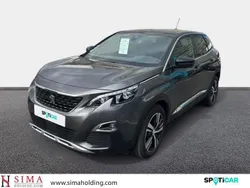 Gris Utilisé 2019 Peugeot 3008 GT-line SUV | 17 490 € (Prix juste)