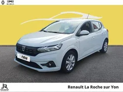 Blanc Utilisé 2022 Dacia Sandero Comfort Citadine | 12 480 € (Prix juste)