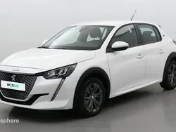 Blanc banquise (o) Utilisé 2021 Peugeot e-208 Business-Line Citadine | 13 999 € (Prix juste)