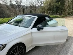 Blanc Utilisé 2022 Mercedes C220 AMG line Cabriolet | 42 900 € (Prix juste)