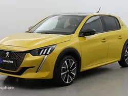 Jaune Utilisé 2022 Peugeot e-208 GT Citadine | 16 999 € (Bon prix)