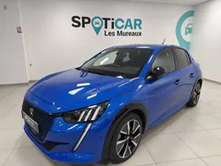 Bleu Utilisé 2020 Peugeot e-208 Citadine | 14 990 € (Prix assez cher)