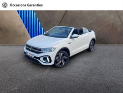 Blanc pur, capote noire Utilisé 2025 VW T-Roc Cabriolet R-line Cabriolet | 42 900 € (Prix cher)