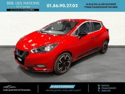 Rouge Utilisé 2022 Nissan Micra Citadine | 13 990 € (Prix juste)