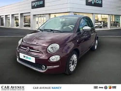 Coloris métal opéra bordeaux Utilisé 2017 Fiat 500 Lounge Berline | 9 290 € (Prix juste)