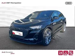 Noir mythe métallisé Utilisé 2024 Audi Q4 Sportback e-tron Design SUV | 49 890 € (Prix assez cher)