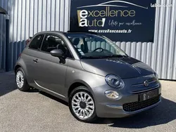 Gris Utilisé 2017 Fiat 500C Lounge Cabriolet | 8 990 € (Prix juste)