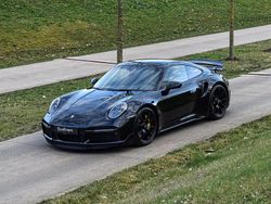 Noir Occasion 2022 Porsche 911 Turbo S Sport Coupé | 229 950 € (Prix cher)