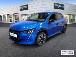 Bleue Utilisé 2020 Peugeot e-208 GT-line Citadine | 12 990 € (Prix juste)