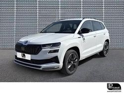 Blanc Nouvelle 2025 Skoda Karoq SportLine SUV | 40 590 € (Prix assez cher)