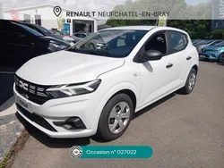 Blanc Utilisé 2024 Dacia Sandero Essentiel Citadine | 14 990 € (Prix assez cher)