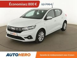 Blanc Utilisé 2023 Dacia Sandero Expression Citadine | 11 990 € (Bon prix)