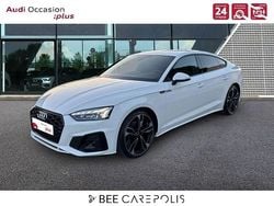 Blanc arcona Occasion 2024 Audi A5 Sportback S-Line Citadine | 46 890 € (Prix assez cher)