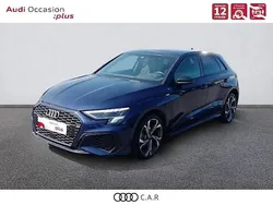 Bleu navarre métallisé Utilisé 2024 Audi A3 Sportback e-tron S-Line Berline | 38 990 € (Prix assez cher)