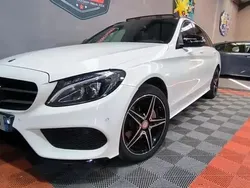 Blanc Utilisé 2016 Mercedes C180 AMG line Break | 21 990 € (Prix juste)
