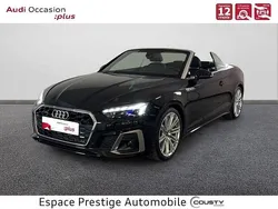 Noir mythe métallisé Utilisé 2023 Audi A5 Cabriolet S-Line Cabriolet | 53 690 €