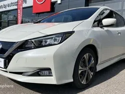 Blanc Utilisé 2021 Nissan Leaf Tekna Citadine | 16 499 € (Prix juste)