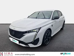 Blanc Utilisé 2024 Peugeot e-308 Citadine | 37 990 € (Prix juste)