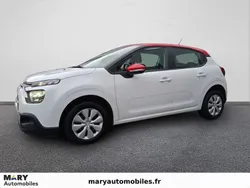 Blanc Utilisé 2021 Citroën C3 PureTech Citadine | 9 990 € (Prix juste)